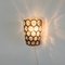 Mid-Century Glass & Iron Ring Wall Sconce from Limburg, Germany, 1960s 5