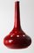 Large Mid-Century Red Pottery Pendant Lamp, 1970s, Image 1