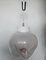 Lámpara colgante de cristal de Murano, años 70, Imagen 4