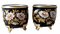 Napoleon III French Cachepots in Porcelain, 1880s, Set of 2 1