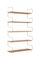 Mensola grande Onda in quercia e metallo cromato di Schneid Studio, Immagine 1
