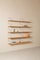 Large Onda Shelf in Oak and Chrome by Schneid Studio 3