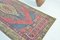 Vintage Red and Navy Blue Wool Rug, Image 8