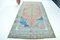 Long Turkish Tribal Faded Wool Rug 1