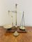 Antique Victorian Brass Scales, 1860, Set of 7 6