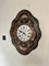 Reloj de pared victoriano francés antiguo, década de 1860, Imagen 4