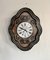 Antique French Victorian Wall Clock, 1860s 1