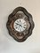 Antique French Victorian Wall Clock, 1860s 2