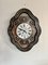 Antique French Victorian Wall Clock, 1860s, Image 2