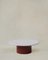 Raindrop 800 Tisch aus Weißer Eiche & Terrakotta von Fred Rigby Studio 1