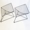 Oti Chairs in Steel by Niels Gammelgaard for Ikea, 1980s, Set of 2, Image 1