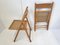 Vintage Italian Folding Chairs in Beech & Cane, 1970s, Set of 2, Image 4