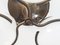 2042/3 Deckenlampe aus braunem & bronzefarbenem Metall mit sandgestrahlten Glasschirmen von Sarfatti für Arteluce, 1963 6