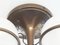 Lámpara de techo 2042/3 de metal en marrón y bronce con pantallas de vidrio arenado de Sarfatti para Arteluce, 1963, Imagen 5