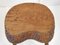 Brutalist Stools in Oak in the style of Jean Touret, 1960s, Set of 2, Image 2