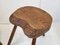Brutalist Stools in Oak in the style of Jean Touret, 1960s, Set of 2 6