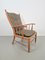 Skandinavischer Vintage Sessel mit hoher Rückenlehne, 1960er 2