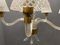 Lámpara de araña Reticello de cristal de Murano 20/40 de Venini, años 40, Imagen 10