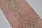 Tappeto da ingresso in lana rosa annodato a mano, Immagine 5