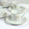 Bohemian Tea Set in Porcelain & Gold, Former Czechoslovakia, 1955, Set of 13, Image 4