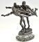 Alfred Boucher, Au But Skulptur von 3 nackten Läufern, 1890, Bronze & Marmor 11