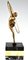 Georges Duvernet, Art Deco Hoop Dancer, 1930, Bronze & Onyx Marble 5