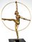 Georges Duvernet, Art Deco Hoop Dancer, 1930, Bronze & Onyx Marble 8