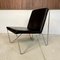 Danish Bachelor Lounge Chair with Leather Cushion Pads by Verner Panton for Fritz Hansen, 1960s, Image 3