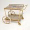 Vintage Italian Brass Drinks Trolley, 1960s 3