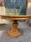 Iitalian Wooden Octagonal Shaped Dining Adjustable Table. 1890s 3