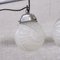 Small Art Deco Glass Pendant Lights, Set of 2 5