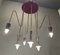 Red Brass Pendant Light from Stilnovo, 1950s, Image 4