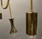 Red Brass Pendant Light from Stilnovo, 1950s, Image 8