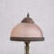 Art Nouveau French Brass and Glass Table Lamp, Image 3