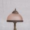 Art Nouveau French Brass and Glass Table Lamp, Image 6