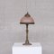 Lámpara de mesa francesa modernista de latón y vidrio, Imagen 1