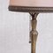 Art Nouveau French Brass and Glass Table Lamp, Image 4