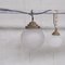 Opaque Glass and Brass Pendant Lights, Set of 3 6