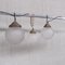 Opaque Glass and Brass Pendant Lights, Set of 3 11