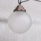 Opaque Glass and Brass Pendant Lights, Set of 3 2