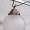 Opaque Glass and Brass Pendant Lights, Set of 3 9