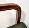 Side Chair with Green Skai Upholstery attributed to Gianfranco Frattini, 1970s 14