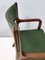 Side Chair with Green Skai Upholstery attributed to Gianfranco Frattini, 1970s 13
