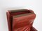 Fauteuil à Oreilles en Cuir Marron Rouge, Autriche, 1970s 10