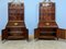 Trumeau Bookcases in Mahogany from Paolo Buffa, 1950s, Set of 2 3
