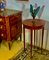 Wood Marquetry Side Table, 1950s 5