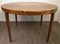 Danish Circular Extendable Jacaranda Dining Table, 1960s 2