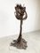 Lámpara de pie brutalista escultural de cobre de Jean Claeys, años 70, Imagen 10