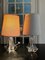 Lampes en Cristal de Daum, 1950s, Set de 2 3