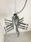 Vintage Chrome Chandelier attributed to Gaetano Sciolari, 1970s 2